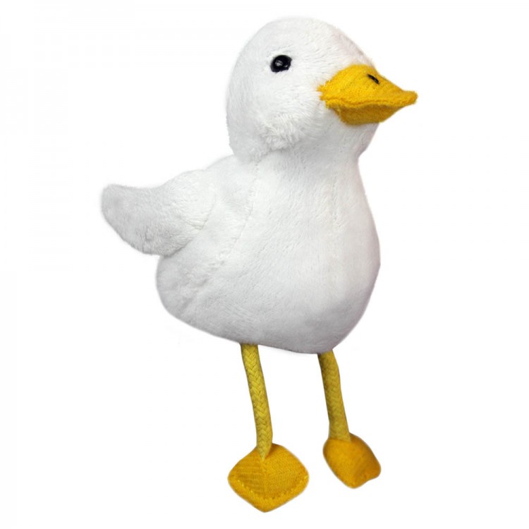 white-duck-finger-puppet